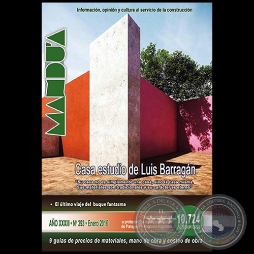MANDU'A Revista de la Construccin - N 393 - Enero 2016